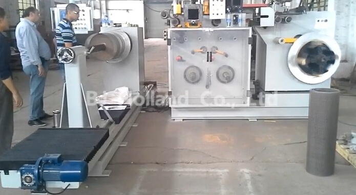 Foil winding machine commissioning at user's site (low voltage)