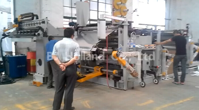 Foil winding machine commissioning at user's site (high voltage)